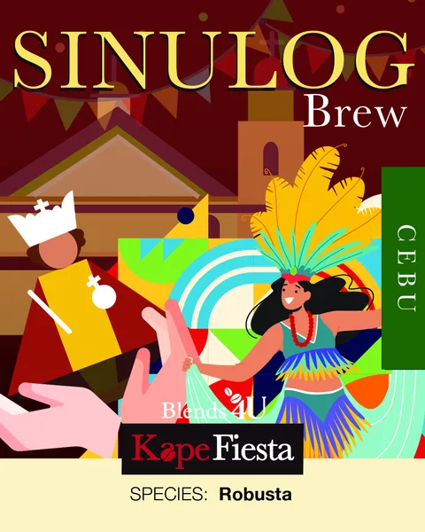 Kape Fiesta coffee bag — Sinulog